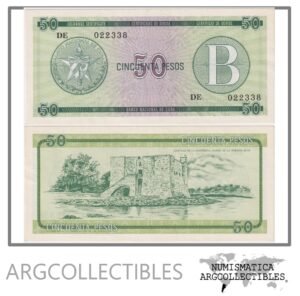 Cuba Billete 50 Pesos Año 1985 P-fx10 Au