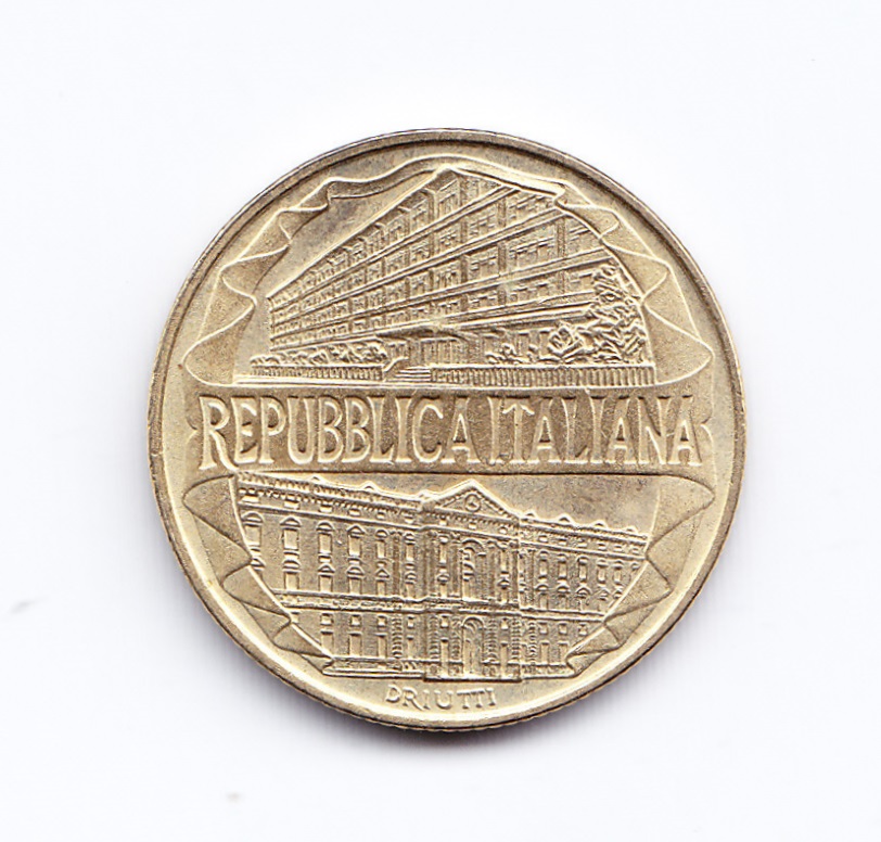 Italia Moneda 200 Liras Bronce 1996 100 Aniversario Academia Aduanera Km-184 Unc - Imagen 2