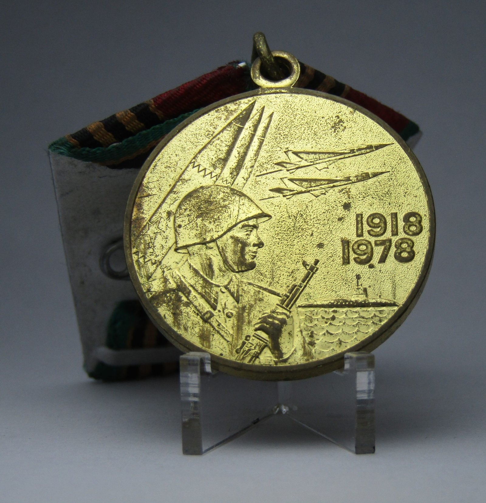 Rusia 1978 Medalla Condecoracion 60 Aniversario Victoria WWI - Imagen 4