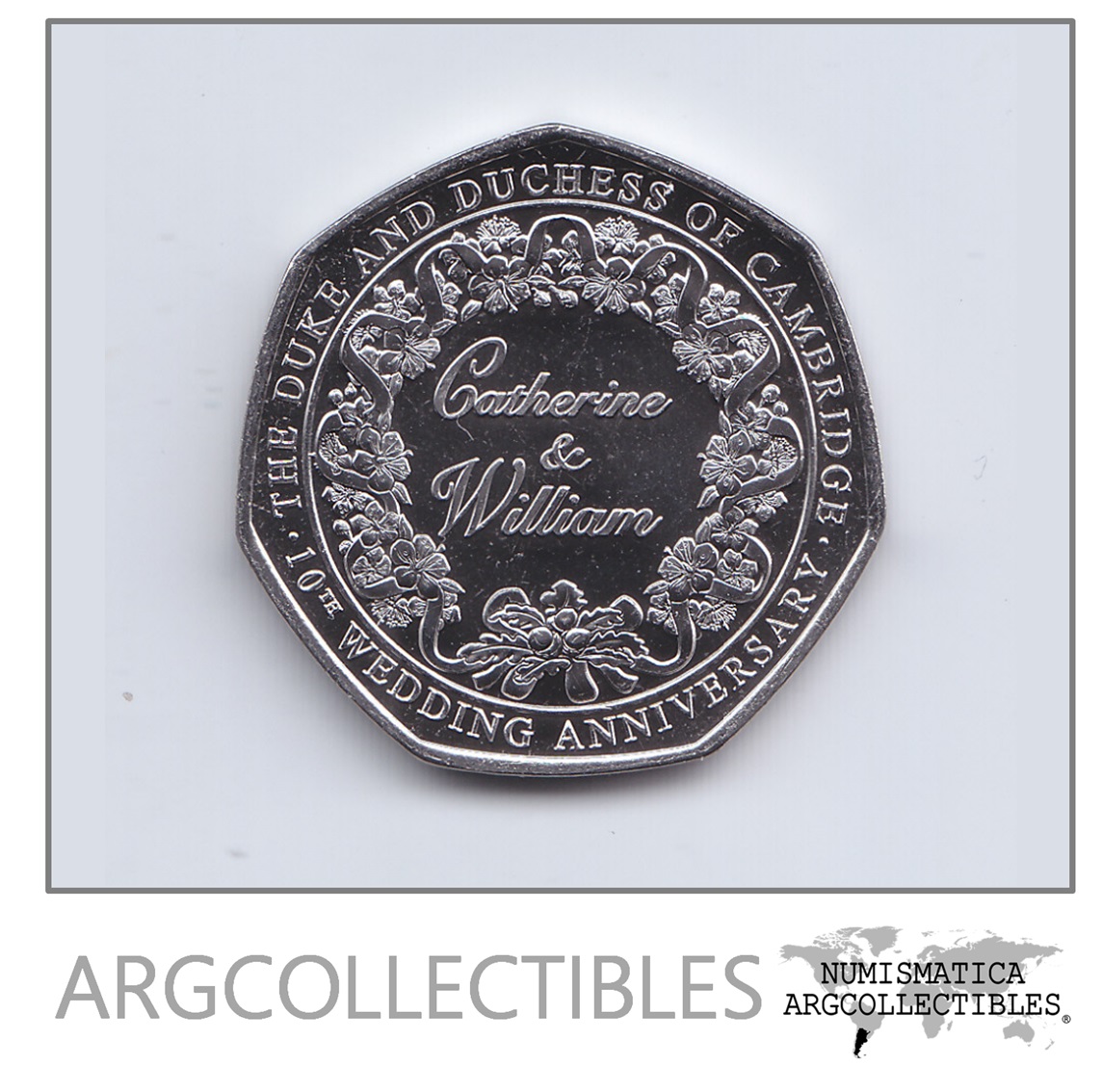 50p Coin 2018 New Calpe House Norfolk Square Pifty Pence Gibraltar In