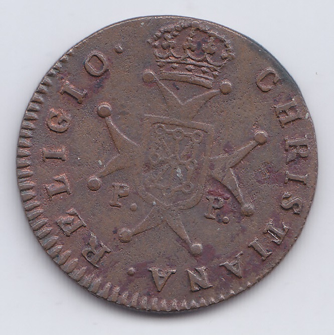 España Moneda 3 Maravedis 1826 Pamplona Cobre Fernando VII KM-123 VF+ - Imagen 2