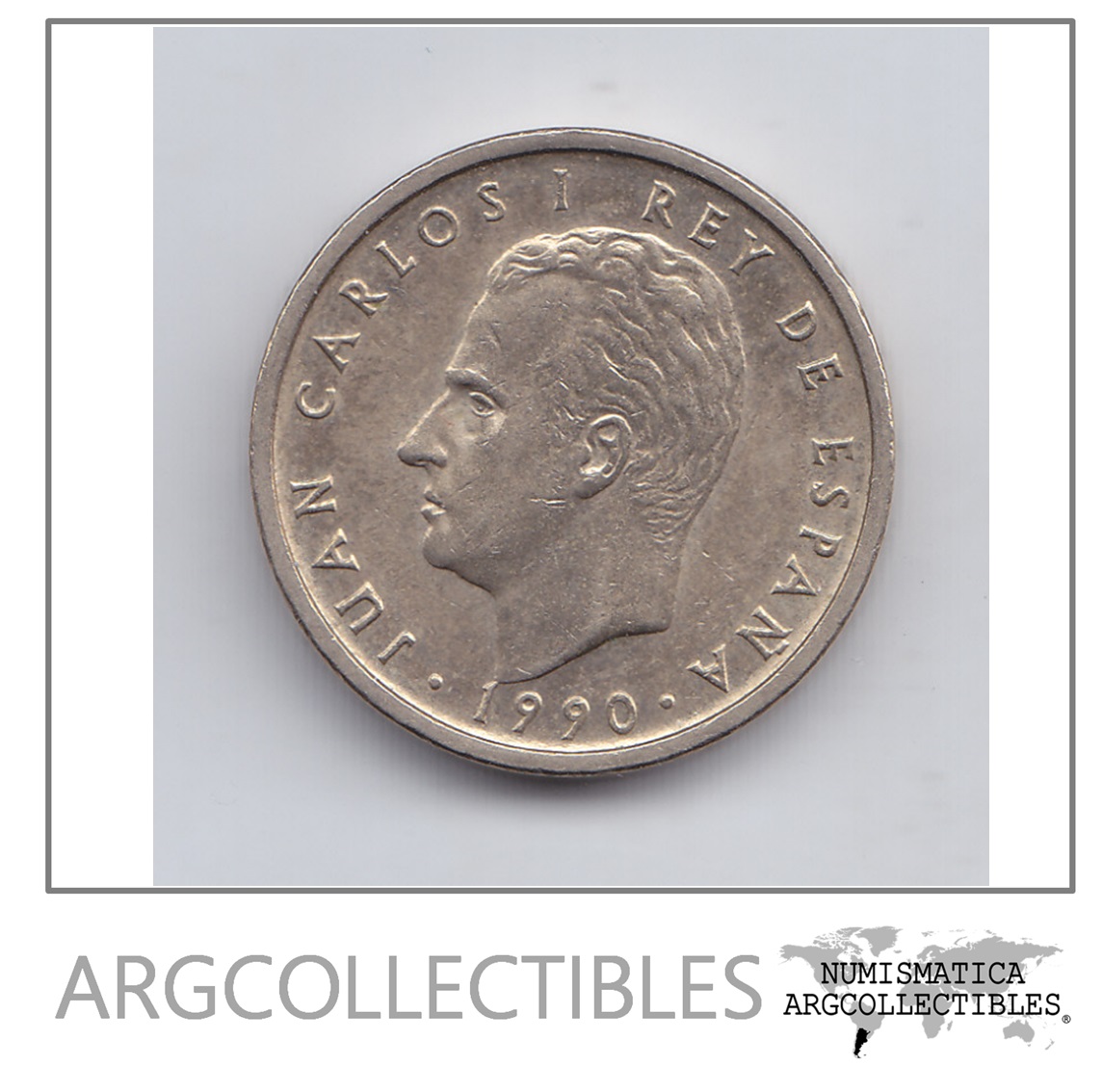 España Moneda 100 Pesetas Aluminio Bronce 1990 Km-826 Unc