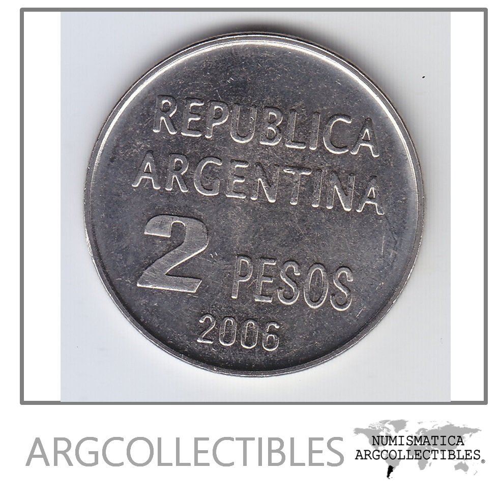 Argentina Moneda 2 Pesos 2006 Defensa de los Derechos Humanos UNC