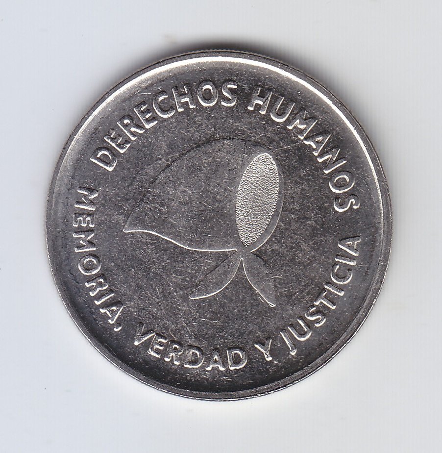 Argentina Moneda 2 Pesos 2006 Defensa de los Derechos Humanos UNC - Imagen 2