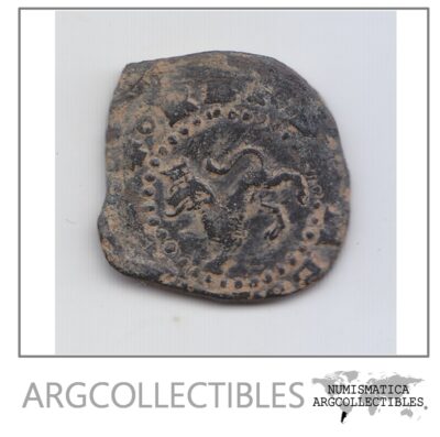 España Moneda 4 Maravedis Vellon 1604 Felipe III Burgos D-19