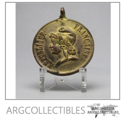 Francia Medalla 1917 Souvenir de la Fete Nacional