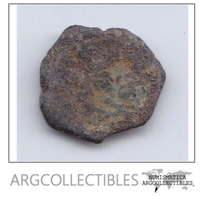 España Moneda 2 Maravedis Vellon 1602 - 1619 Felipe II Burgos