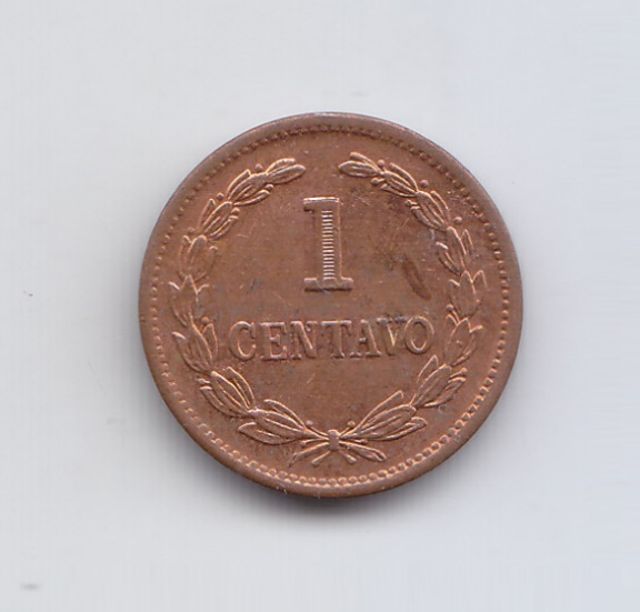 El Salvador Moneda 1 Centavo Acero Bañado en Cobre 1986 Km-135.2b Au - Imagen 2