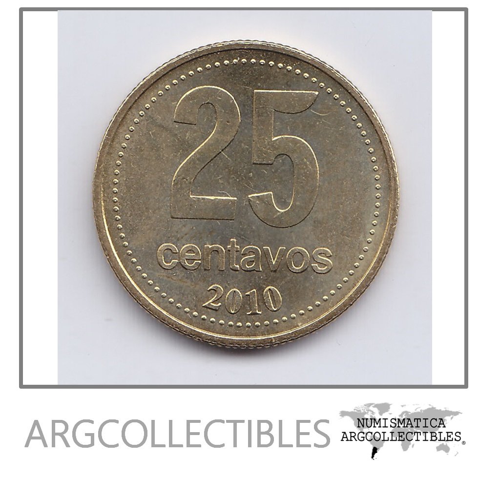 Argentina Moneda 25 Centavos ARG-M72.7 2010 UNC