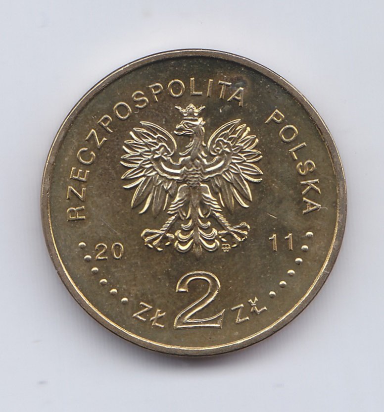 Polonia Moneda 2 Zlotich Laton 2011 Caballeria Km-780 Unc - Imagen 2