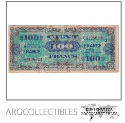 Francia Billete 100 Francos 1944 P-118 VF