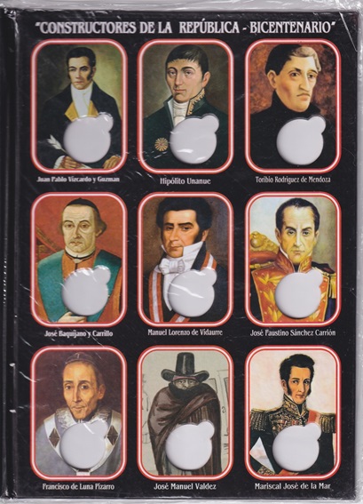 Album Vacio de Monedas Peru Constructores de la Republica 1821-2022 - Imagen 3