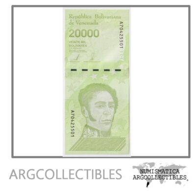 Venezuela Billete 20.000 Bolivares 2019 P-110 UNC