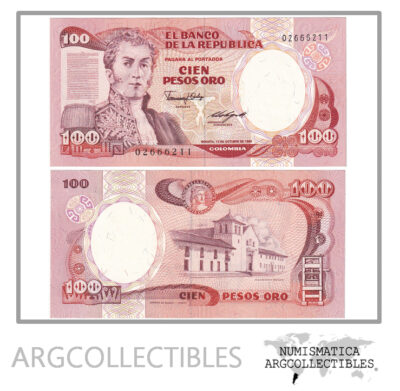 Colombia Billete 100 Pesos 1985 P-426b UNC