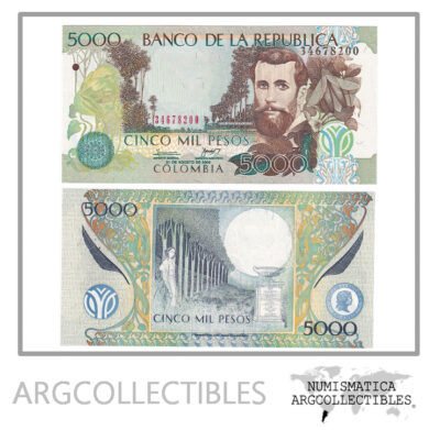 Colombia Billete 5000 Pesos 2008 P-452 UNC