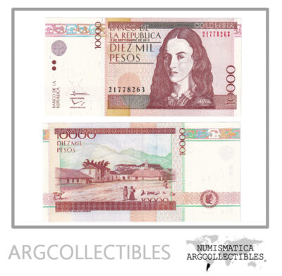 Colombia Billete 10000 Pesos 2013 P-453 UNC