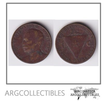 Cuba Moneda 1 Centavo 1953 Marti / Laton KM-26 VF