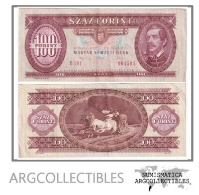 Hungria Billete 100 Forint 1992 P-174A XF