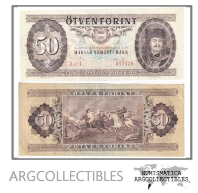 Hungria Billete 50 Forint 1986 P-170G XF