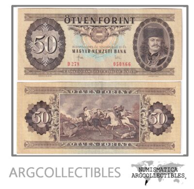 Hungria Billete 50 Forint 1983 P-170F XF