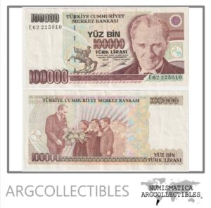 Turquia Billete 100.000 Liras 1970 P-205b XF