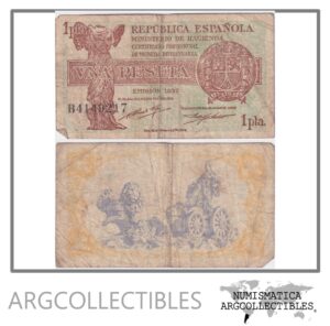 España Billete 1 Pesetas 1937 P-94 VF