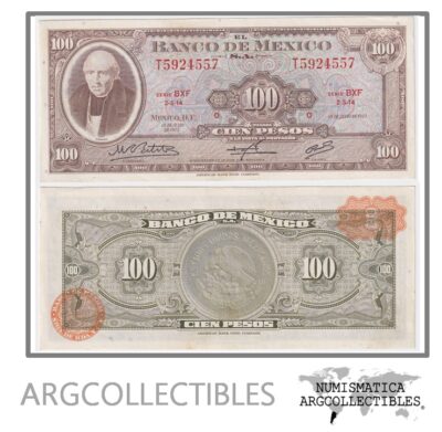 Mexico Billete 100 Pesos 1973 P-61I UNC