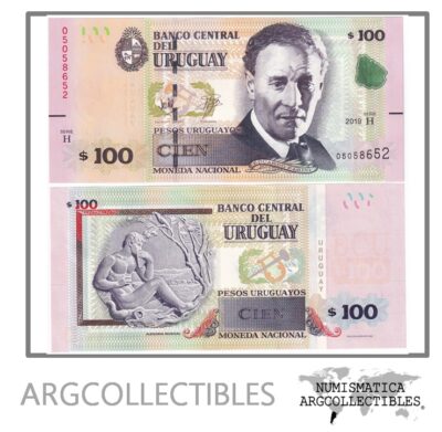 Uruguay Billete 100 Pesos 2019 P-95 UNC