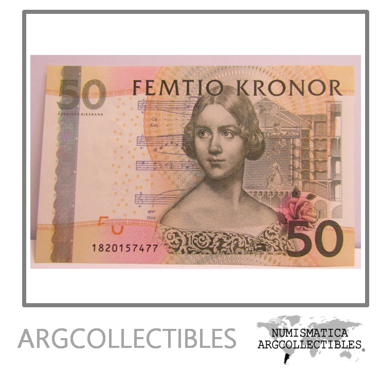 Suecia Billete 50 Kronor 2011 P-64c UNC