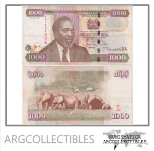 Kenia Billete 1.000 Shillings 2010 P-51e VF+