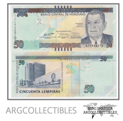 Honduras Billete 50 Lempiras 2016 P-104 UNC