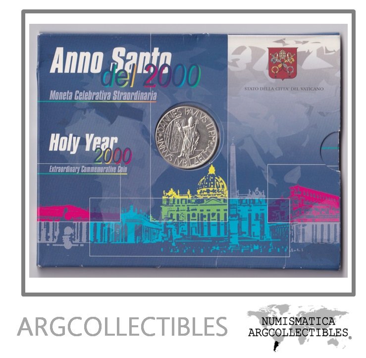 Vaticano Moneda 2.000 Liras 2000 Año Santo-Milenio Plata 835 KM-313 UNC