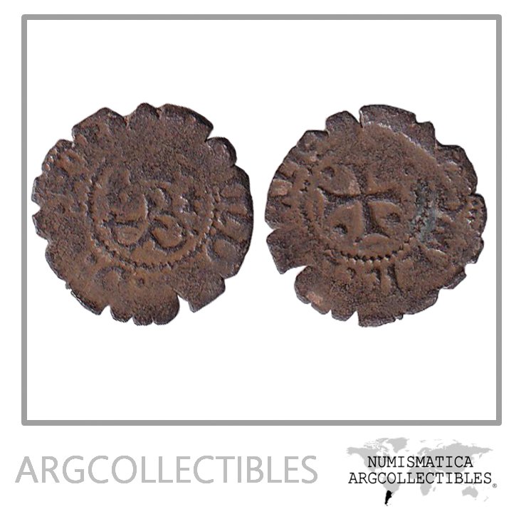 España (Navarra) Moneda 1 Cornado 1479 Cobre Fernando II