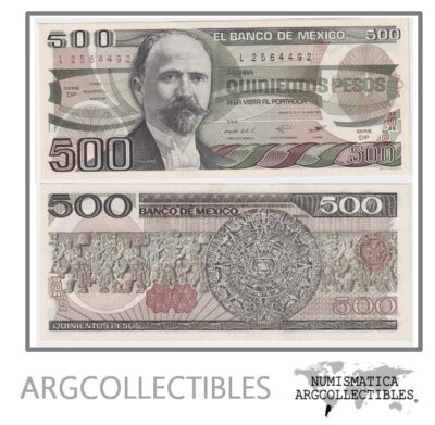 Mexico Billete 500 Pesos 1983 P-79a UNC
