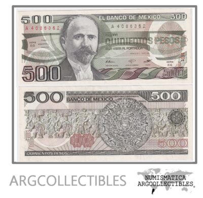 Mexico Billete 500 Pesos 1984 P-79B UNC
