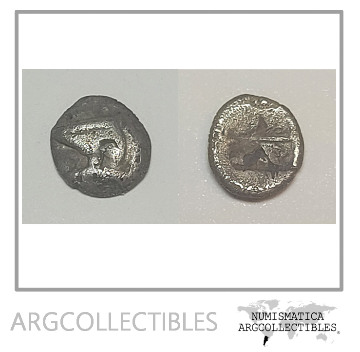 Grecia Moneda AR Hemiobolo Ceca incierta MA12