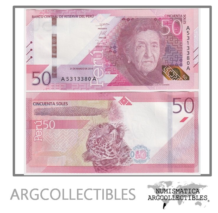 Peru Billete 50 Soles 2019 UNC