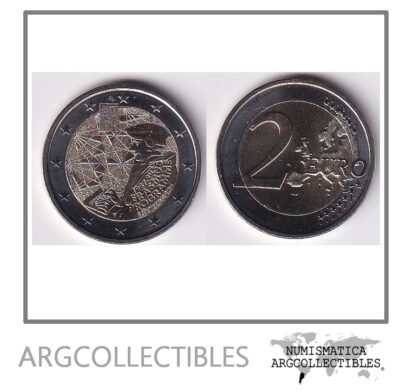 Luxemburgo Moneda 2 Euros 2022 Erasmus Bimetalica UNC