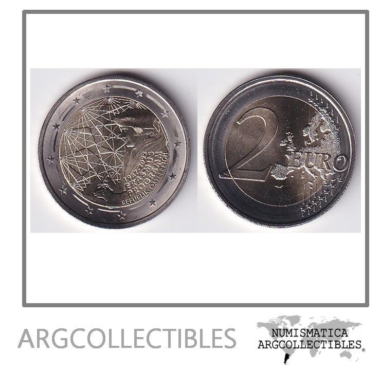 Austria Moneda 2 Euros 2022 Erasmus Bimetalica UNC