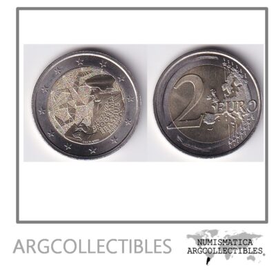 Portugal Moneda 2 Euros 2022 Erasmus Bimetalica UNC