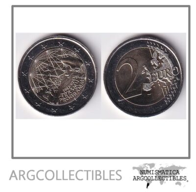 Francia Moneda 2 Euros 2022 Erasmus Bimetalica UNC