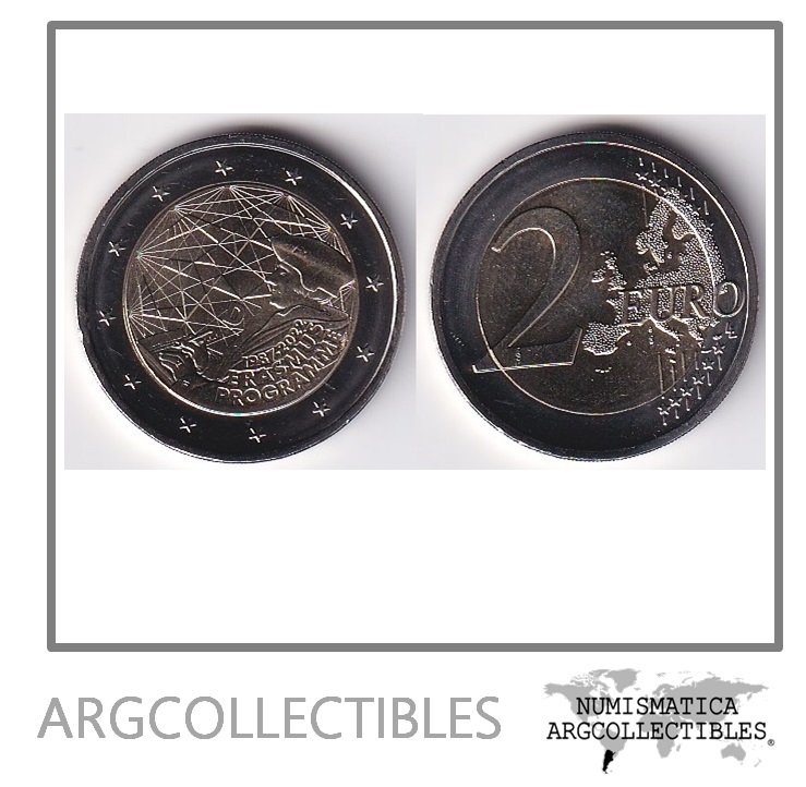 Alemania Moneda 2 Euros 2022 F Erasmus Bimetalica UNC