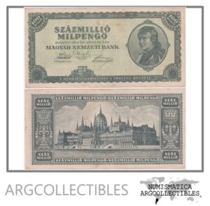 Hungria Billete 100.000.000 Pengo 1946 P-130 VF+