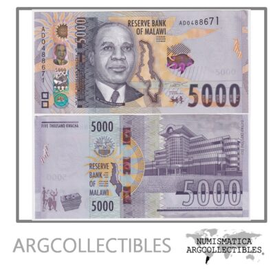 Malawi Billete 5.000 Kwacha 2021 P-71 UNC