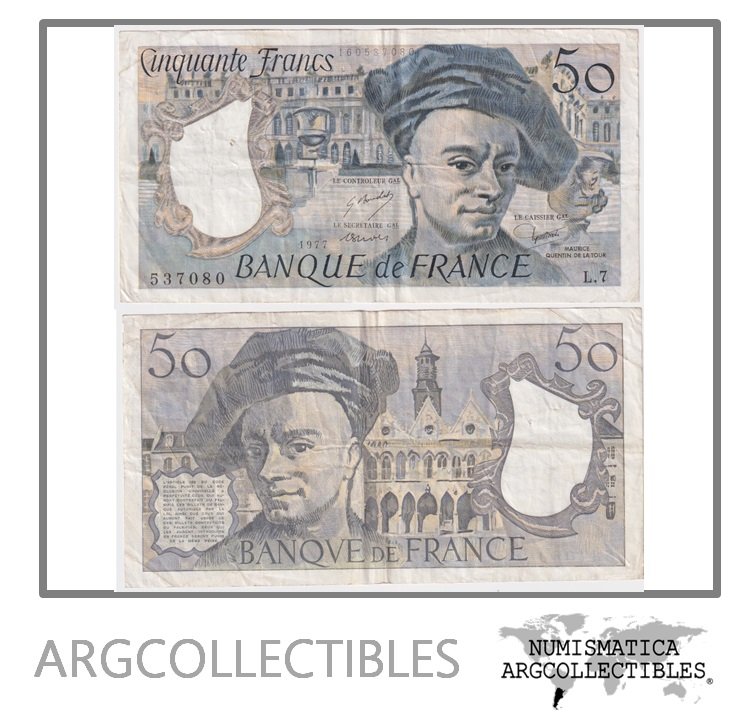 Francia Billete 50 Francos 1977 P-152a VF
