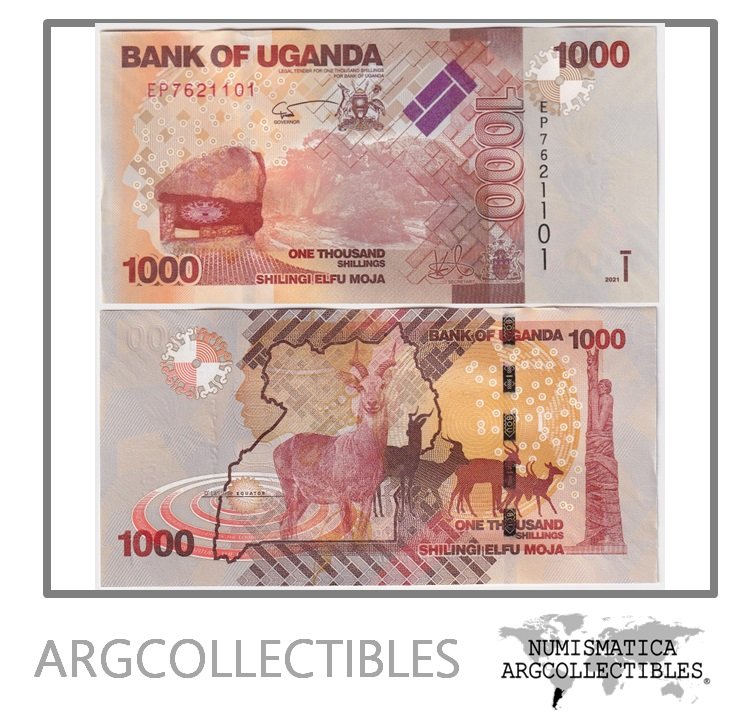 Uganda Billete 1.000 Shillings 2021 UNC