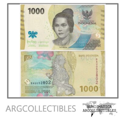 Indonesia Billete 1.000 Rupias 2022 UNC
