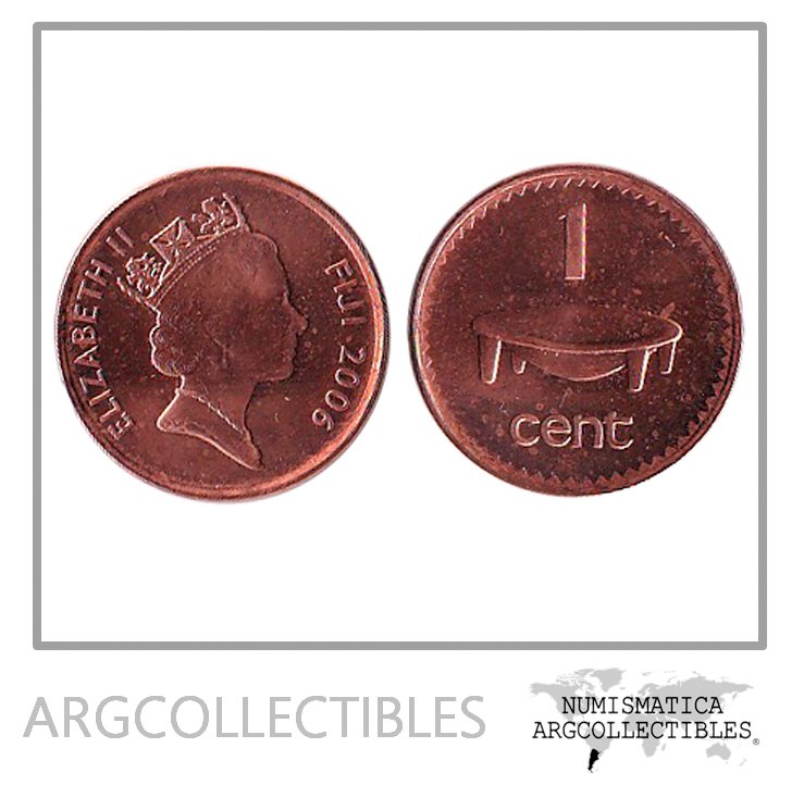Fiji Moneda 1 Centavo 2006 Cobre KM-49b UNC