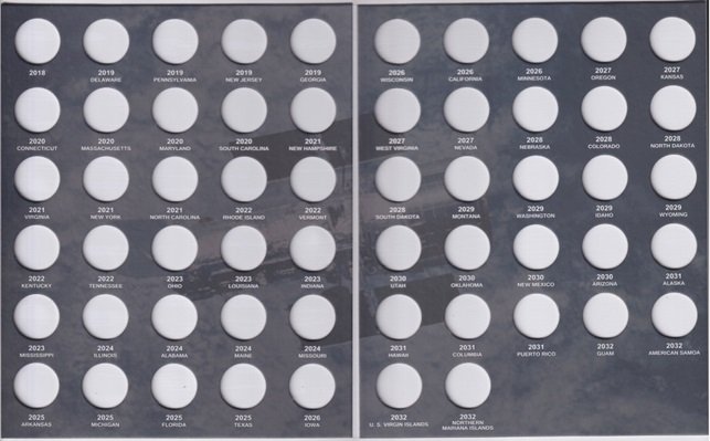 Album Vacio De Monedas Estados Unidos 1 Dolar American Innovators 2018-2032 - Imagen 2