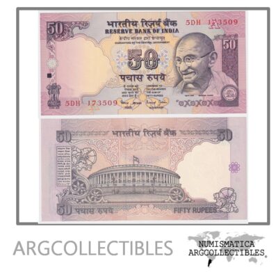 India Billete 50 Rupias 1997 P-90b UNC